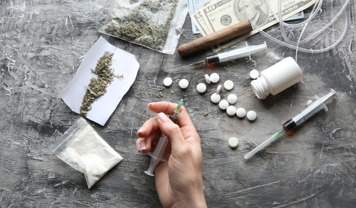 person using drugs